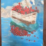 Flower Boat w/ Bay ? 8x10