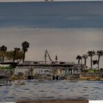 Harbor Entrance: Lido Isle bridge 11x14